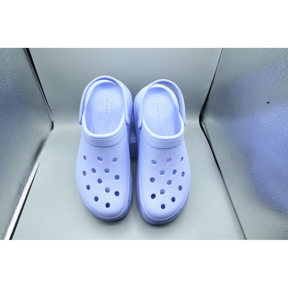 Crocs Crush Clog Moon Jelly Purple Lavender Platform Mens 13 Womens 15
